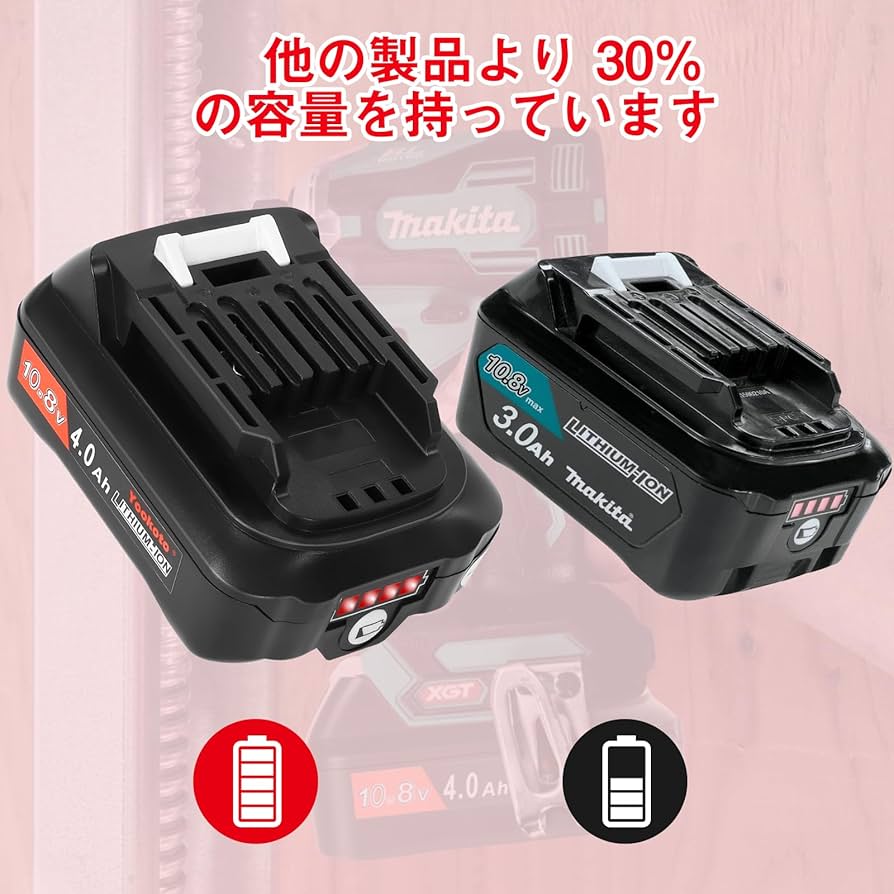 Amazon.co.jp: マキタ 10.8v バッテリー 4.0Ah bl1015 互換 BL1015B