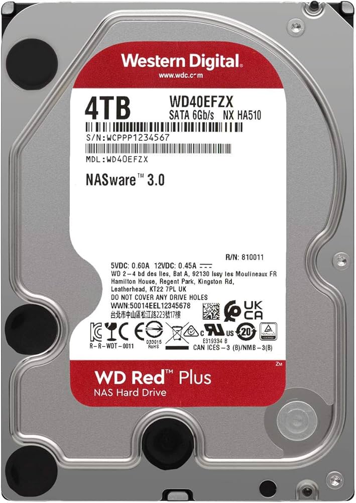 Amazon | Western Digital ウエスタンデジタル 4TB 内蔵 HDD WD Red