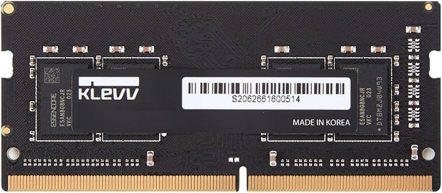 KLEVV DDR4 16GB (1x16GB) 3200MHz CL22 1.2V SODIMM Laptop Ram