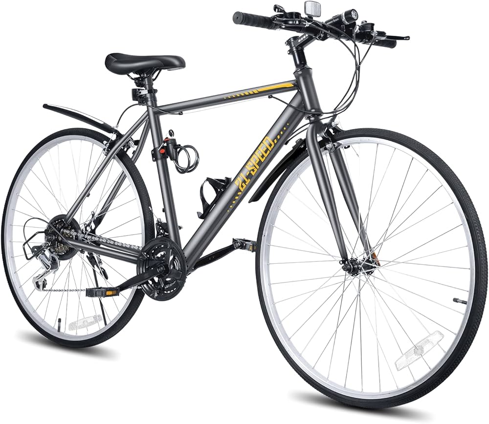 Amazon | Mixiu クロスバイク 自転車 シマノ変速機 21段変速ギア 700C