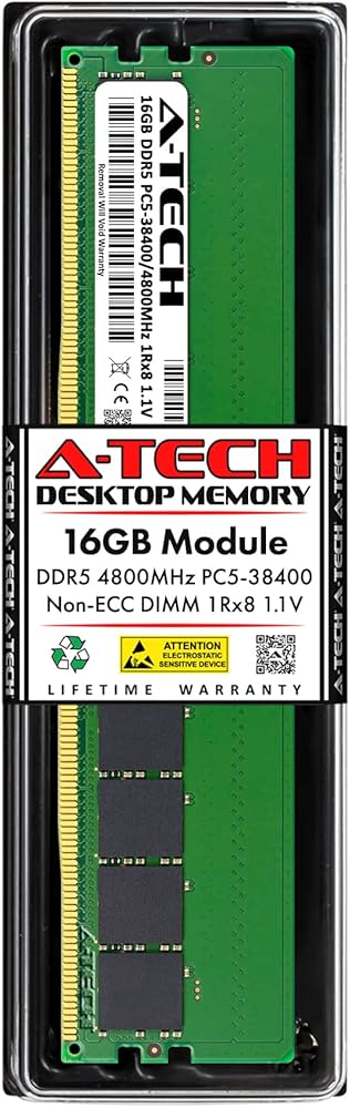 A-Tech 16GB RAM Replacement for CT16G48C40U5 | DDR5 4800MHz PC5