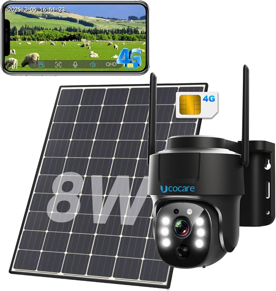 Amazon.co.jp: 【強化版400万超高画素・8W高効率ソーラーパネル・自動