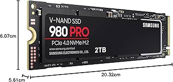 Amazon | SAMSUNG 980 PRO 2TB PCIe NVMe 第4世代 内蔵 ゲームSSD M.2