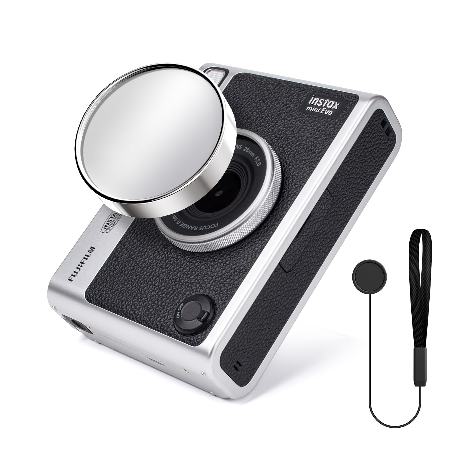 Amazon | HIYQIN Fuji Mini EVOレンズキャップ、脱落防止ストラップ
