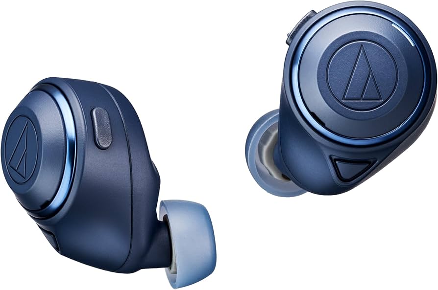 Amazon.co.jp: オーディオテクニカ ATH-CKS50TW BL ワイヤレスイヤホン