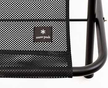 Amazon.co.jp: スノーピーク(snow peak) メッシュFDベンチ ブラック LV