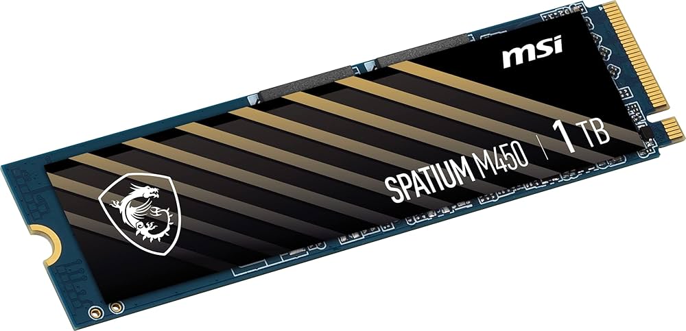 Amazon | MSI M.2 SSD SPATIUM M450シリーズ 1TB S78-440L690-P83