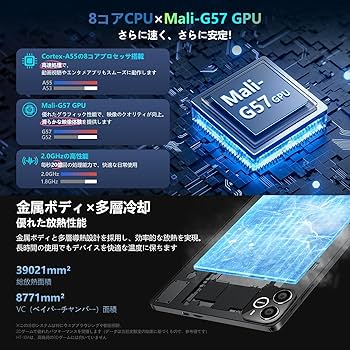 Amazon.co.jp: Tablet, 10 Inch (2024 High Performance Model, 12GB+