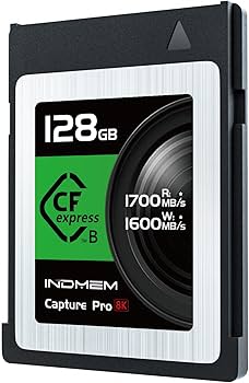 Amazon.com: 128GB CFexpress Type B Memory Card, Raw 4K/8K Video