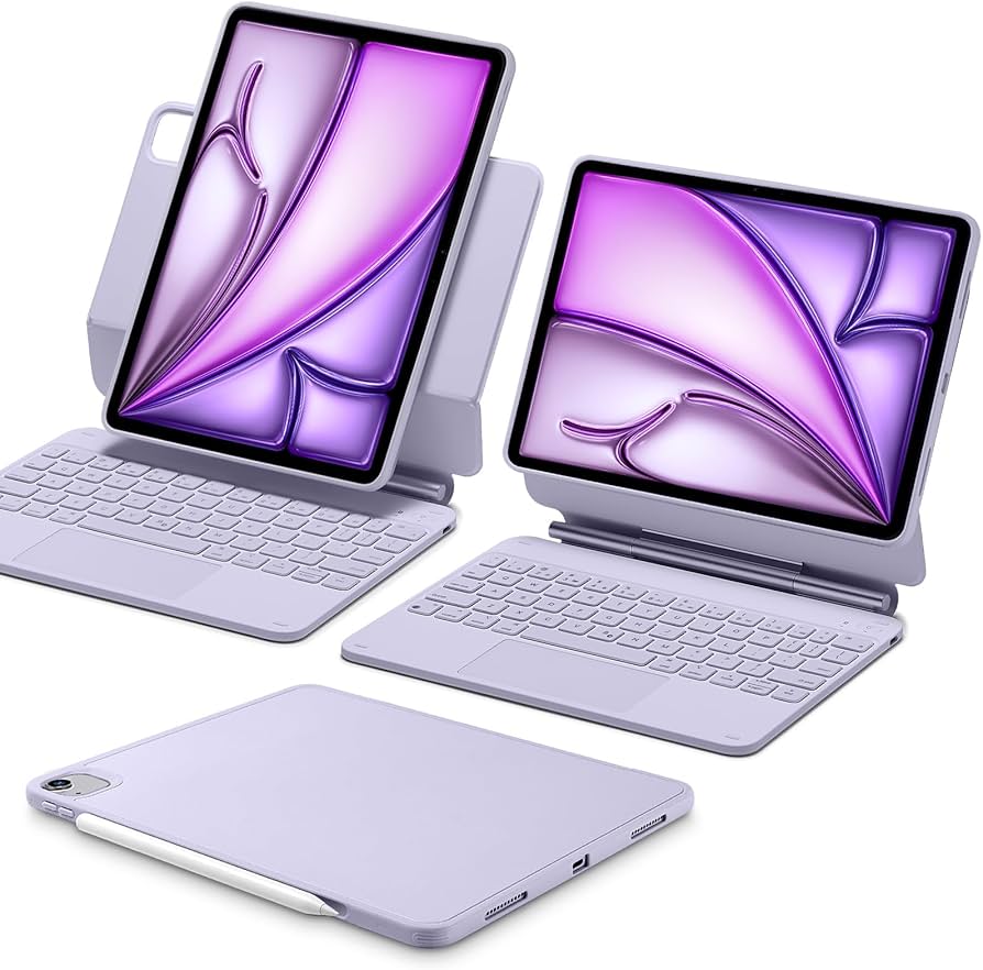 Amazon.com: ESR for iPad Air 11 Inch Case with Keyboard M4/M3/M2