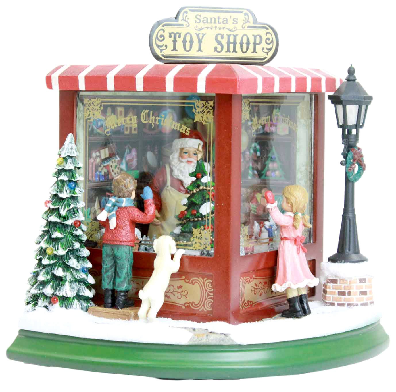 函館クリスマスファクトリー オルゴール LED付 美品 Amazon.co.jp