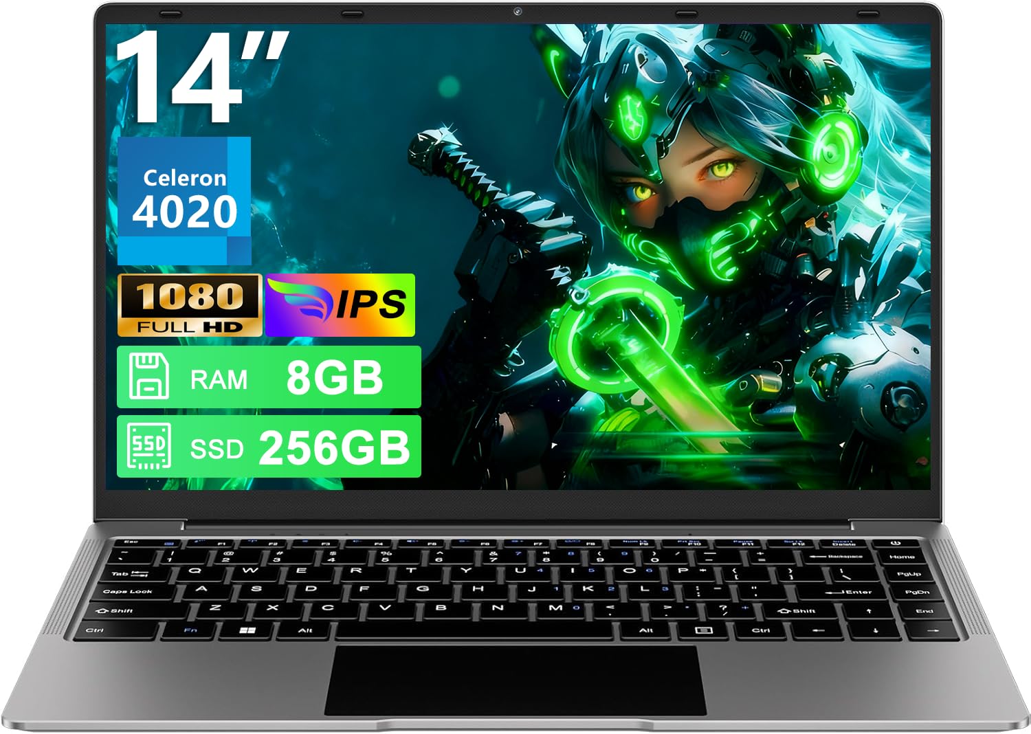 Amazon.com: 2025 14 Inch Laptop Computer Win 11 8GB+256GB SSD Up