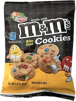 Amazon.co.jp: M&M's クッキー 一口サイズ小袋―30パック並行輸入