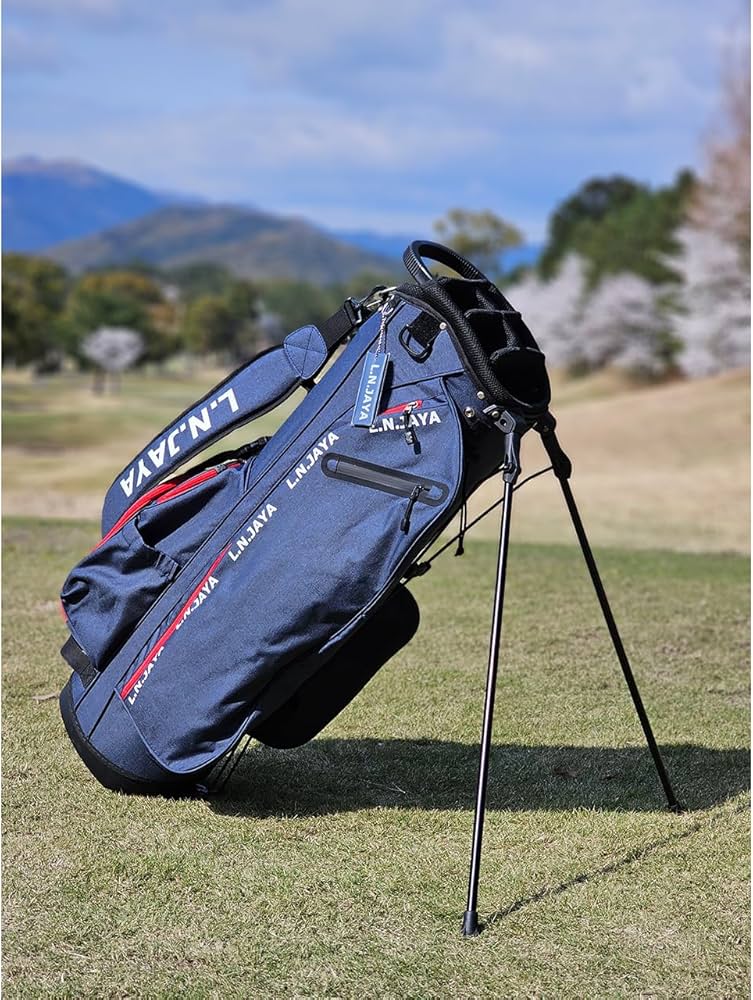 Amazon | レザックス キャディバッグ L.N.JAYA 9.0型スタンドバッグ