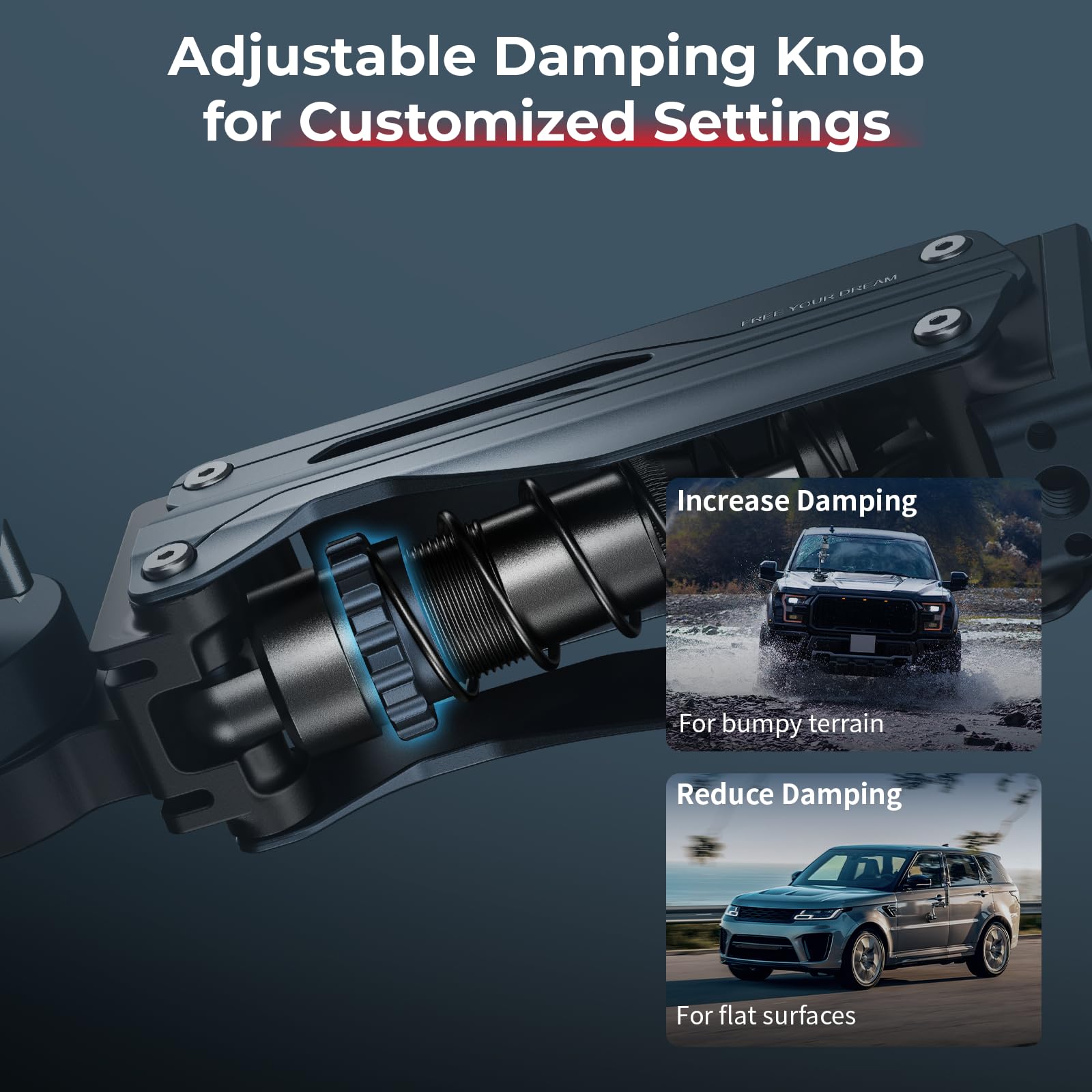 Amazon.com: SMALLRIG Mini Shock Absorber Arm, 4-inch Vacuum