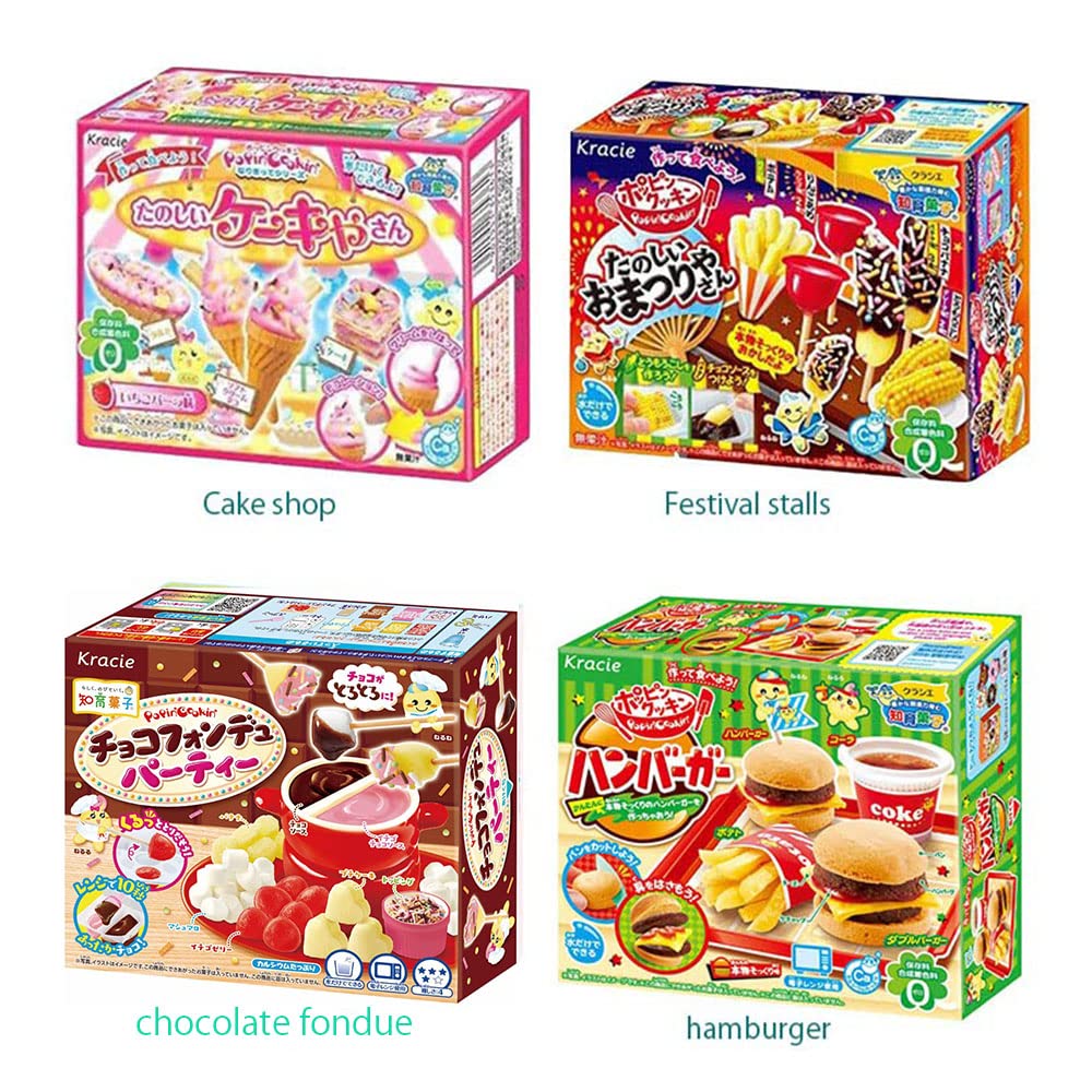 Popin' Cookin' DIY Kit Japaneese Snack Boxes Assortment 4pcs