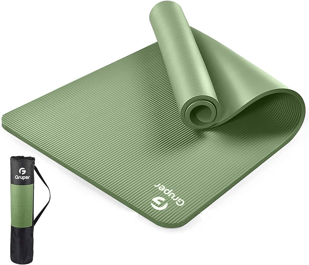 Amazon | Gruper ヨガマット 185*80cm幅広 15mm厚さ 多機能高級運動