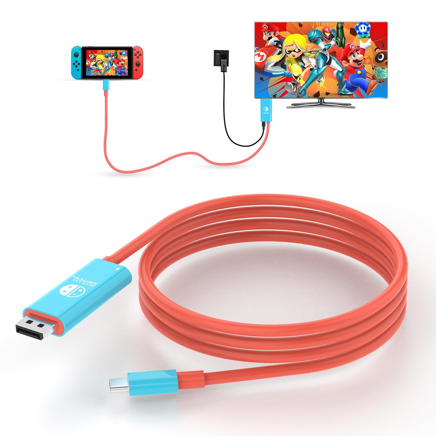 Amazon.com: Boreguse USB C to Displayport Cable for Nintendo