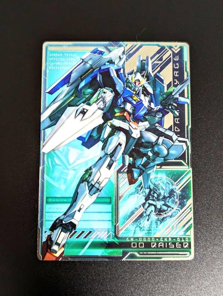 Amazon.co.jp: ダブルオーライザーガンダムトライエイジ 箔押し PR MS