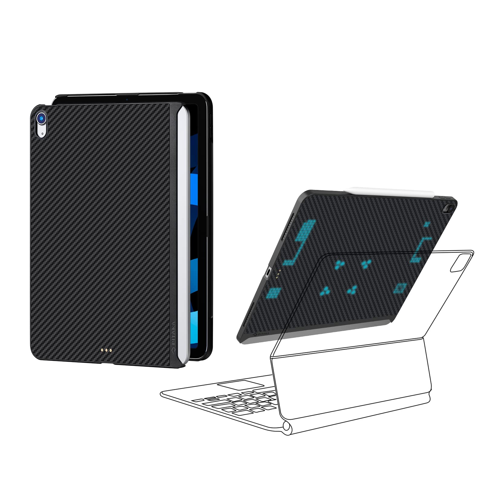 Amazon.co.jp: 「PITAKA」 iPad Air 第5世代 iPad Air 4 ケース New M1