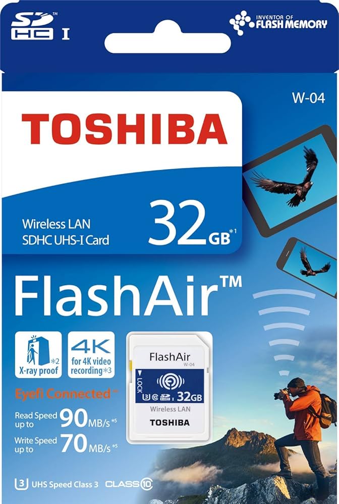 Amazon | 東芝（TOSHIBA）FlashAir W-04 SDHCメモリーカード 32GB SD