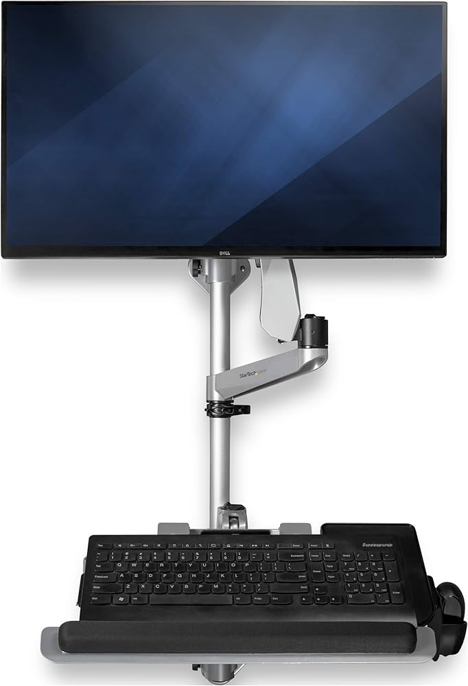 Amazon.co.jp: StarTech.com 壁面固定用液晶モニターアーム&キーボード