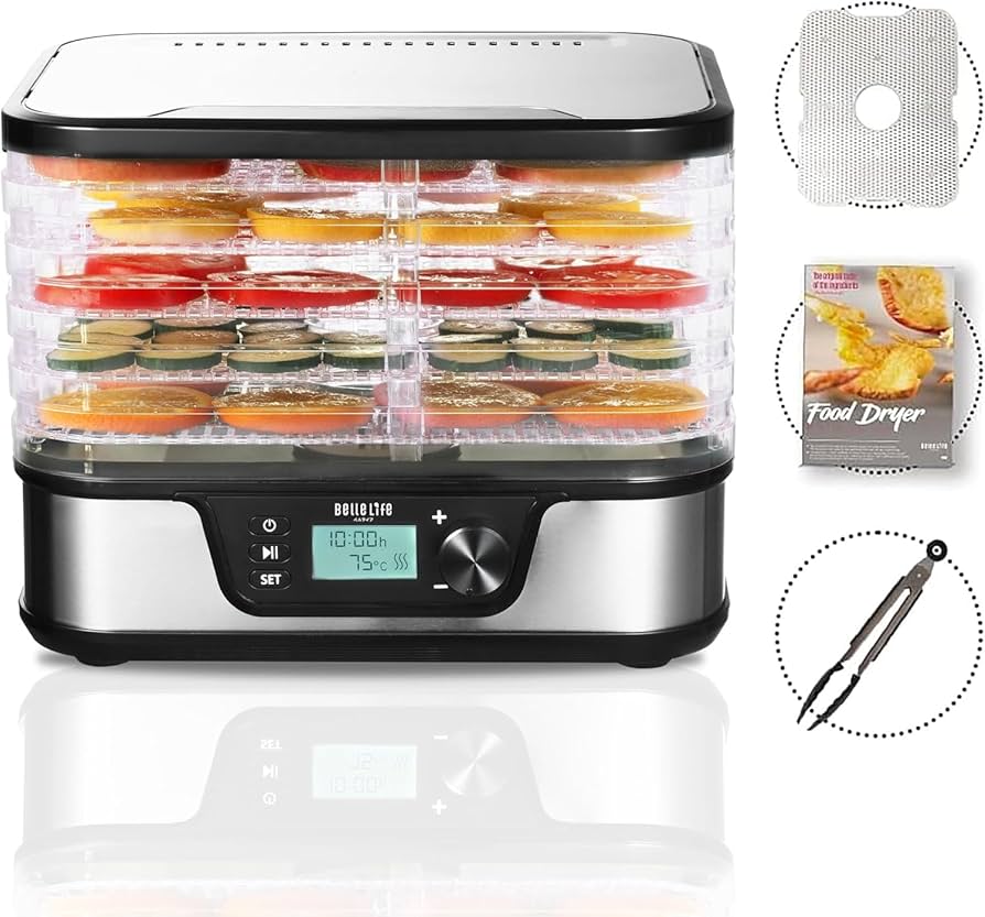 Amazon.co.jp: BelleLife フードドライヤー 食品乾燥機 ドライフード