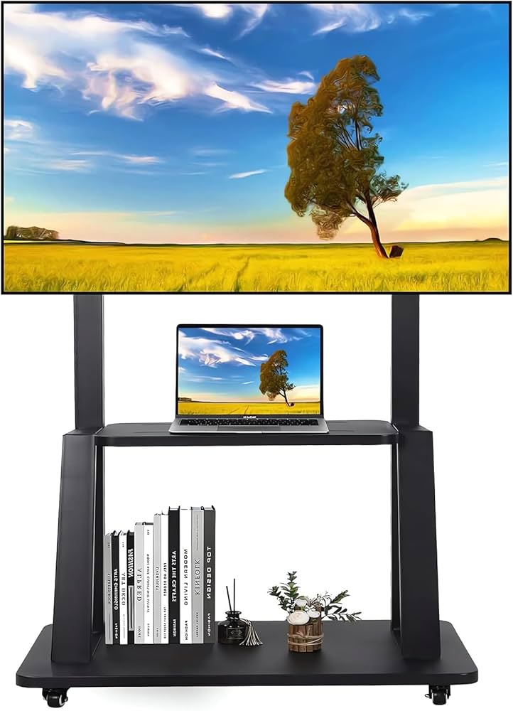 Amazon.co.jp: WuYouDa テレビスタンド 壁寄せ キャスター付き 高さ