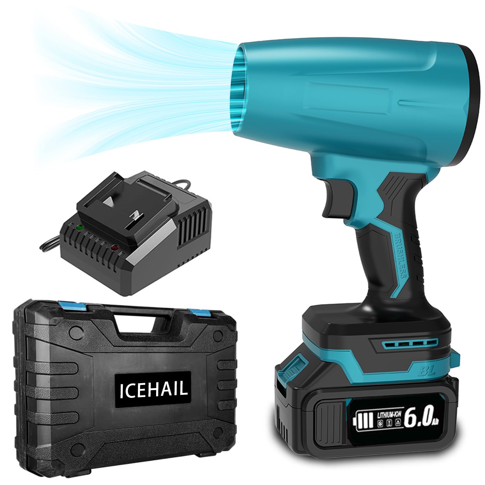 Amazon.co.jp: ブロワー 洗車 【1980g超強推力/109m/s風速最強ブロワー