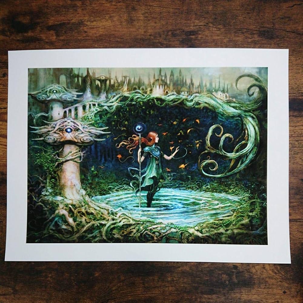 Amazon.co.jp: 成長のらせん アートプリント複製原画 Seb Mckinnon : 本