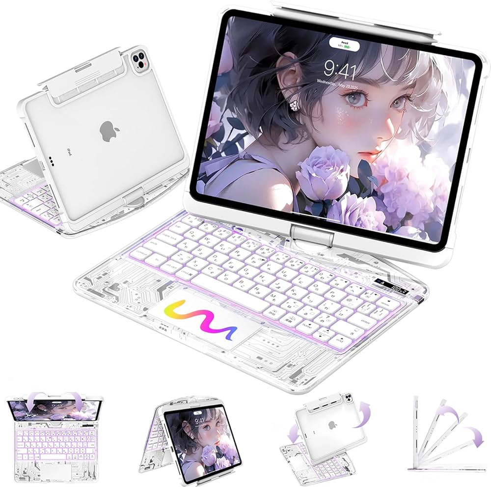 Amazon.co.jp: DODOLIVE マジックキーボード iPad 11 インチ A16