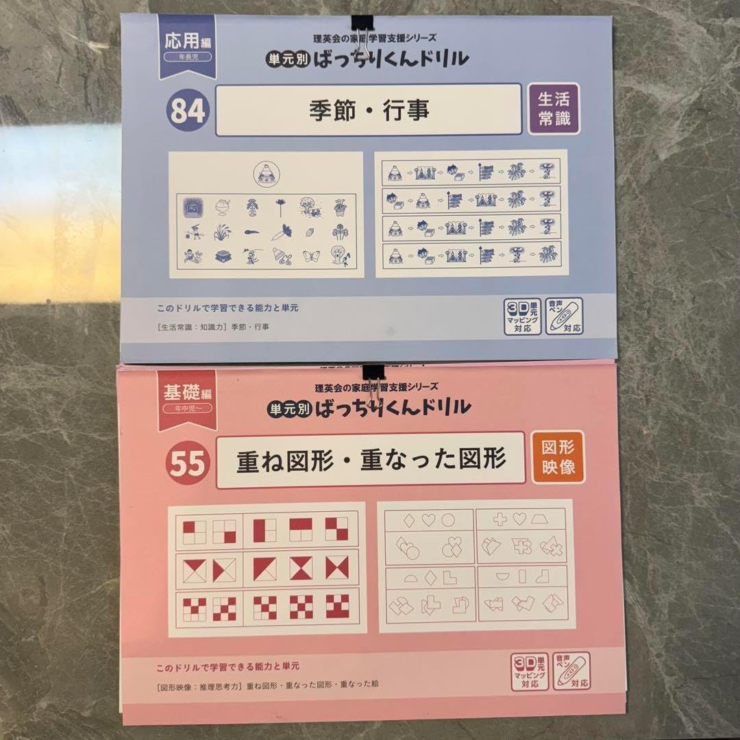 理英会のばっちりくんドリル46冊（基礎21冊・応用25冊）＋