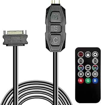 Amazon.co.jp: ARGBコントローラーキット PC RGBケースファン、ARGB