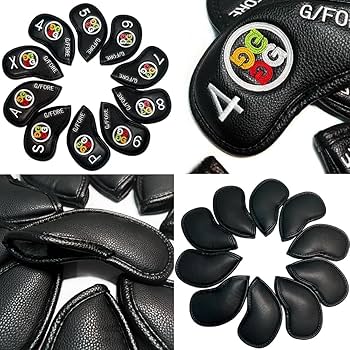 Amazon.co.jp: ジーフォア ゴルフ アイアンカバーセット セットカバー