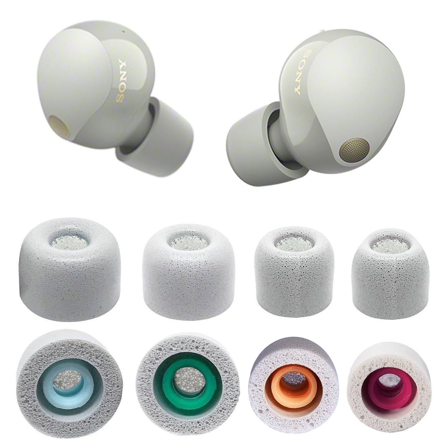 Amazon | VSuRing イヤーピース ソニー用 WF-1000xm5 交換用 8個 低