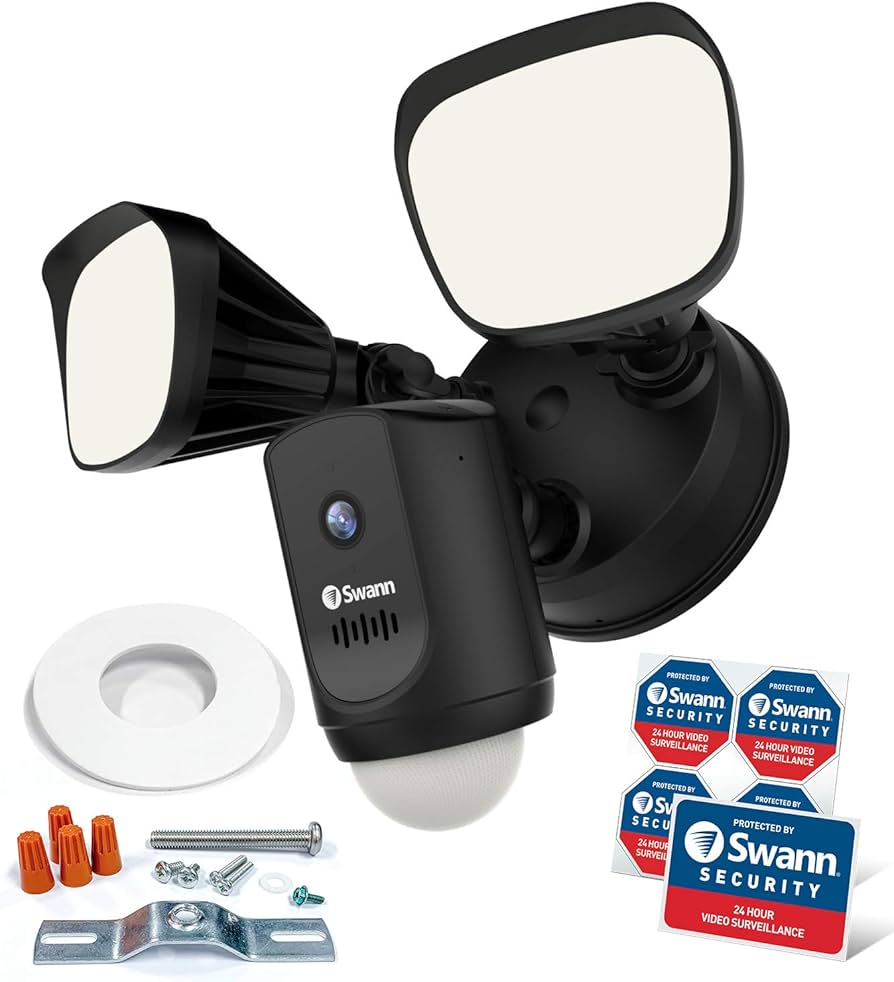 Amazon.com : Swann Floodlight Security Camera w/Dimmable Motion