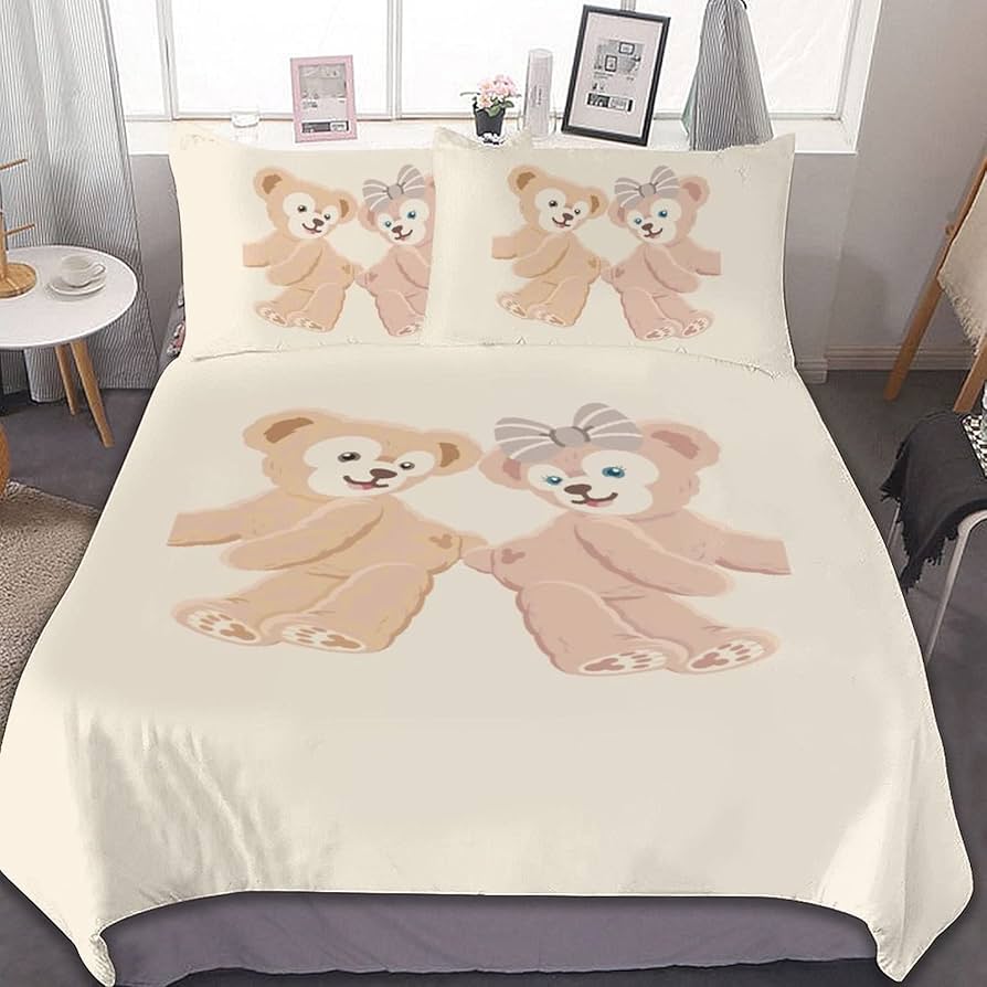 Amazon｜ダッフィー 布団カバー 3点セット シングル シングル 枕カバー