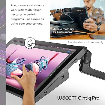 Amazon.com: Wacom Cintiq Pro 17 Drawing Tablet with Screen, 17.3