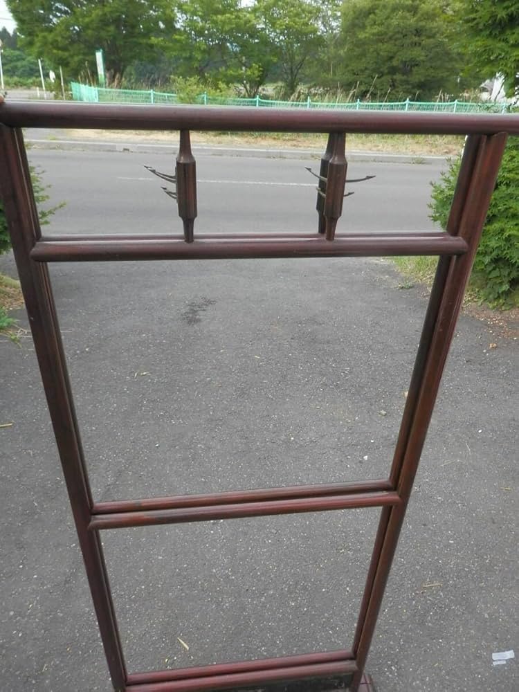 Amazon.co.jp: 木製衣紋掛け昭和レトロ折鶴古道具ハンガーラック和家具