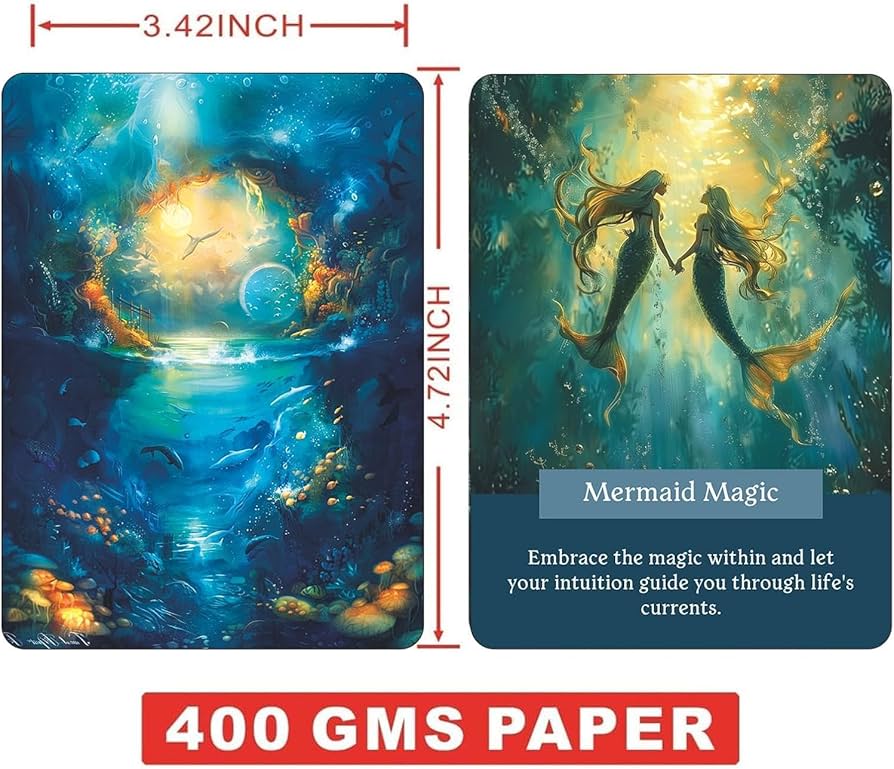 Amazon.co.jp: GZSYXHJYXGS 知恵の海 オラクルカード、神秘的な生き物