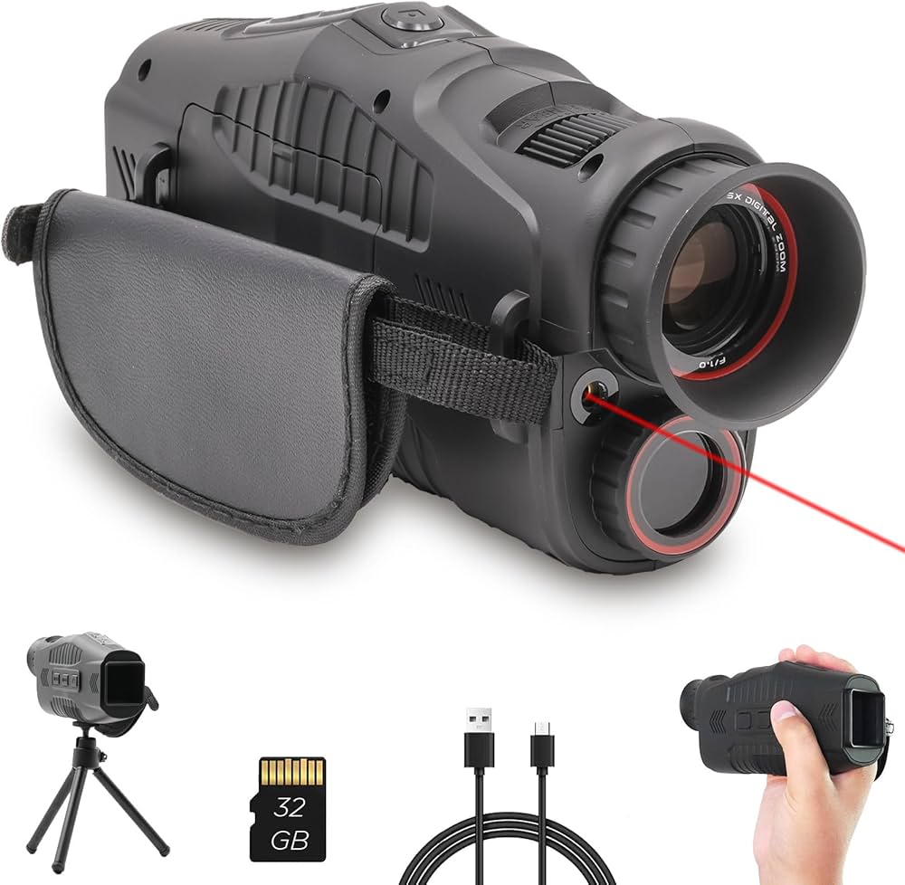 Amazon.co.jp: 暗視鏡 単眼鏡型 1080P画質 暗視ゴーグル 1.5インチTFT