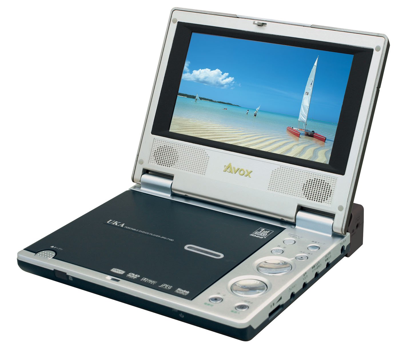 Amazon | AVOX 7型ポータブルDVDプレーヤー ワンセグチューナー内蔵