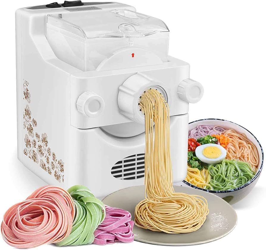 Amazon | 製麺機 自動製麺機 パスタマシン うどん製麺機 9種類の麺先
