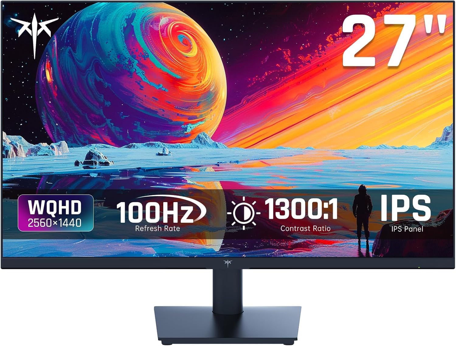 Amazon.co.jp: KTC 27 Inch QHD(2560 * 1440) 100Hz Computer Monitor