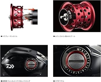 Amazon | ダイワ(DAIWA) ベイトリール 14 DAIWA SS AIR 8.1R (2014