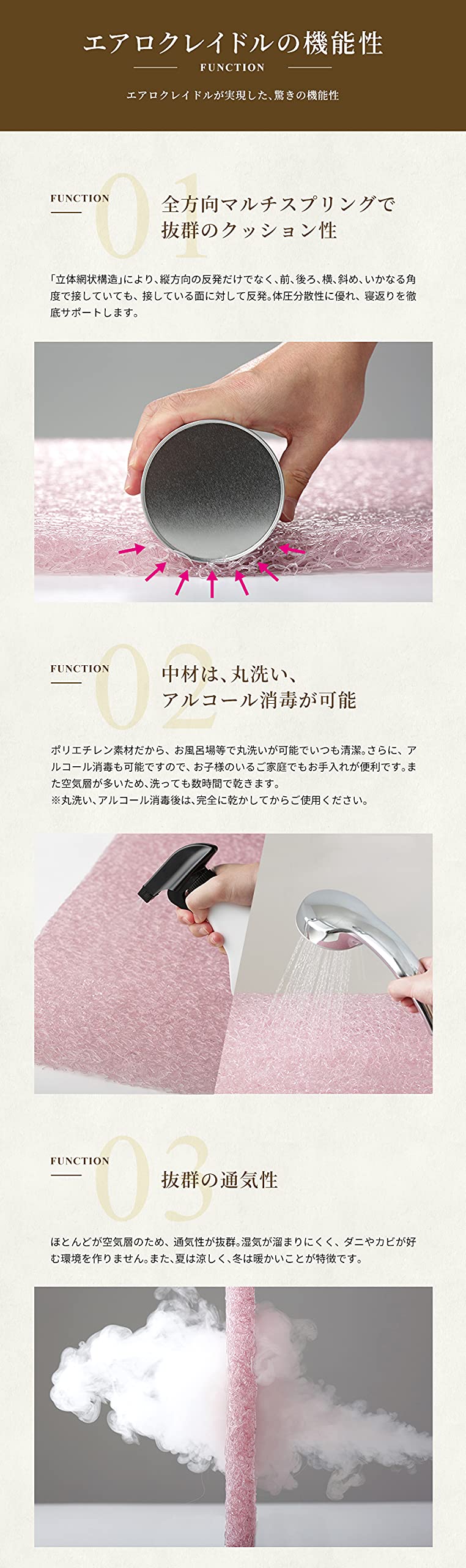 Amazon.co.jp: phiten(ファイテン) マットレス 星のやすらぎ エアロ