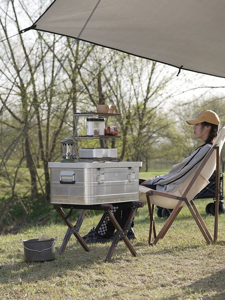 Amazon | ☆ウッドクーラーボックススタンド☆木製クーラースタンド