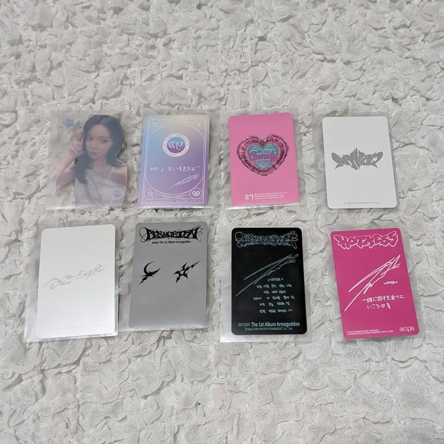 Amazon.co.jp: aespa ウィンター トレカ 8枚セット MYJ FC 入会 継続