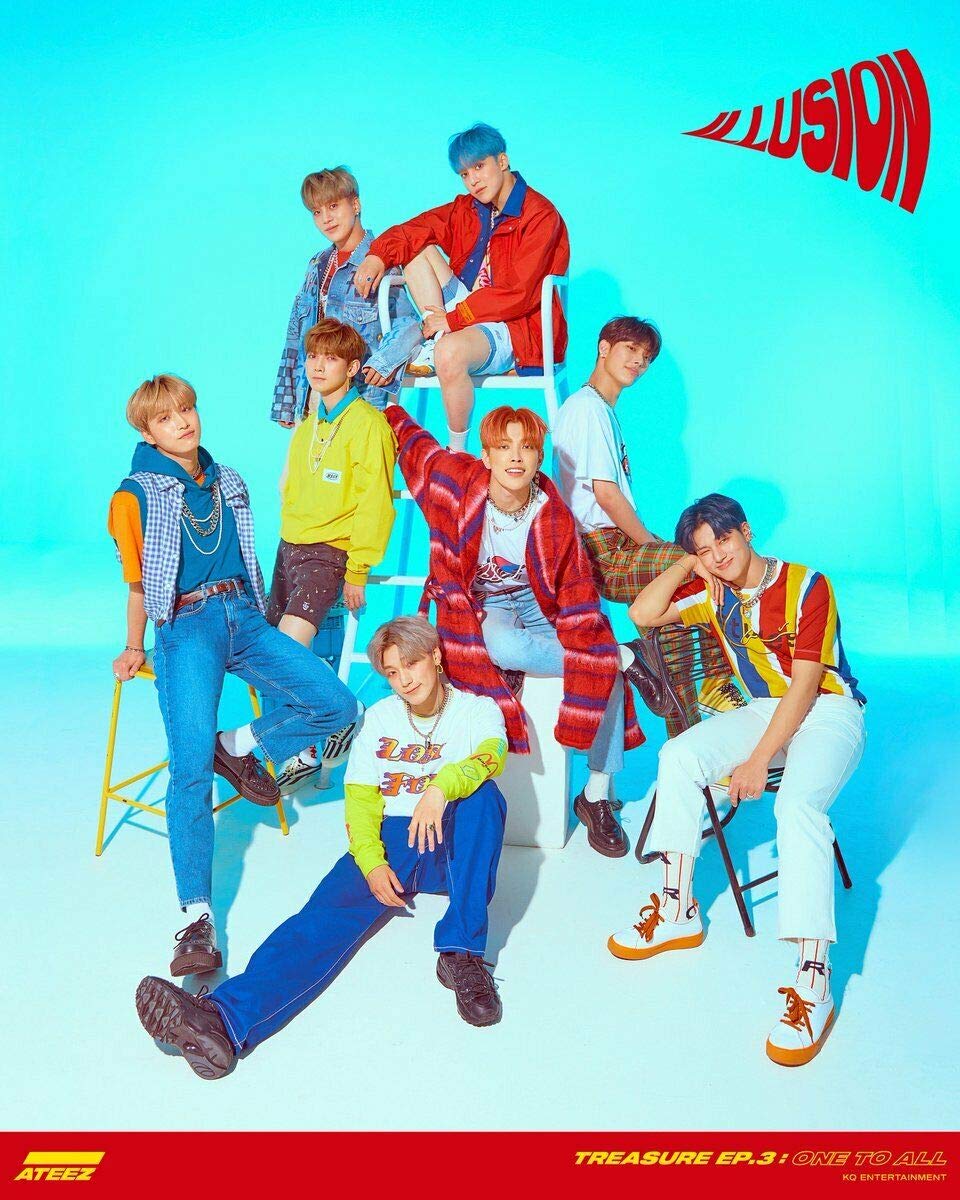 Amazon.co.jp: Ateez - [Treasure Ep.3:One To All] 3rd Mini Illusion