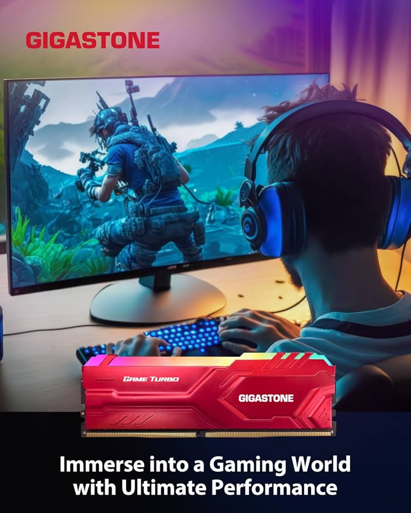 Amazon.co.jp: 【発光型 DDR4】GIGASTONE Game TURBO 16GBx4枚 (64GB